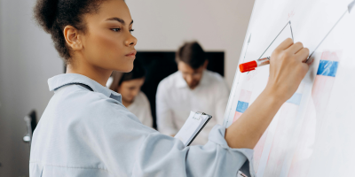 Frustrated marketing leader facing declining ROI from traditional B2B marketing solutions.