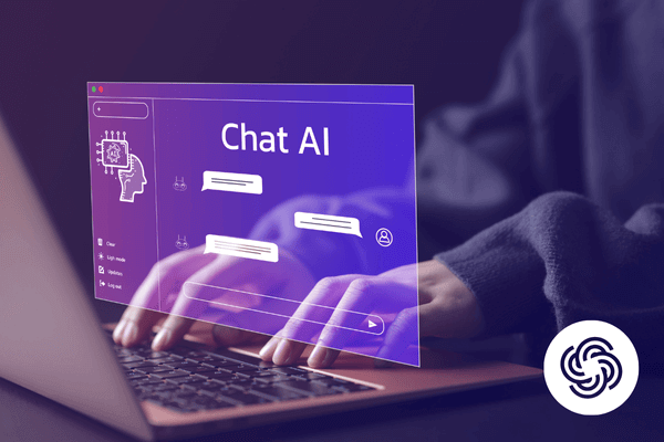 Image of a chatbot interface showcasing AI development tools and features for creating conversational agents.