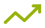Direct Traffic Growth Icon
