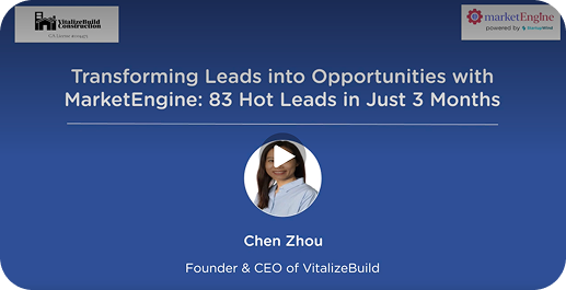 Play video Transforming Leads into Opportunities with MarketEngine 83 Hot Leads in Just 3 Months