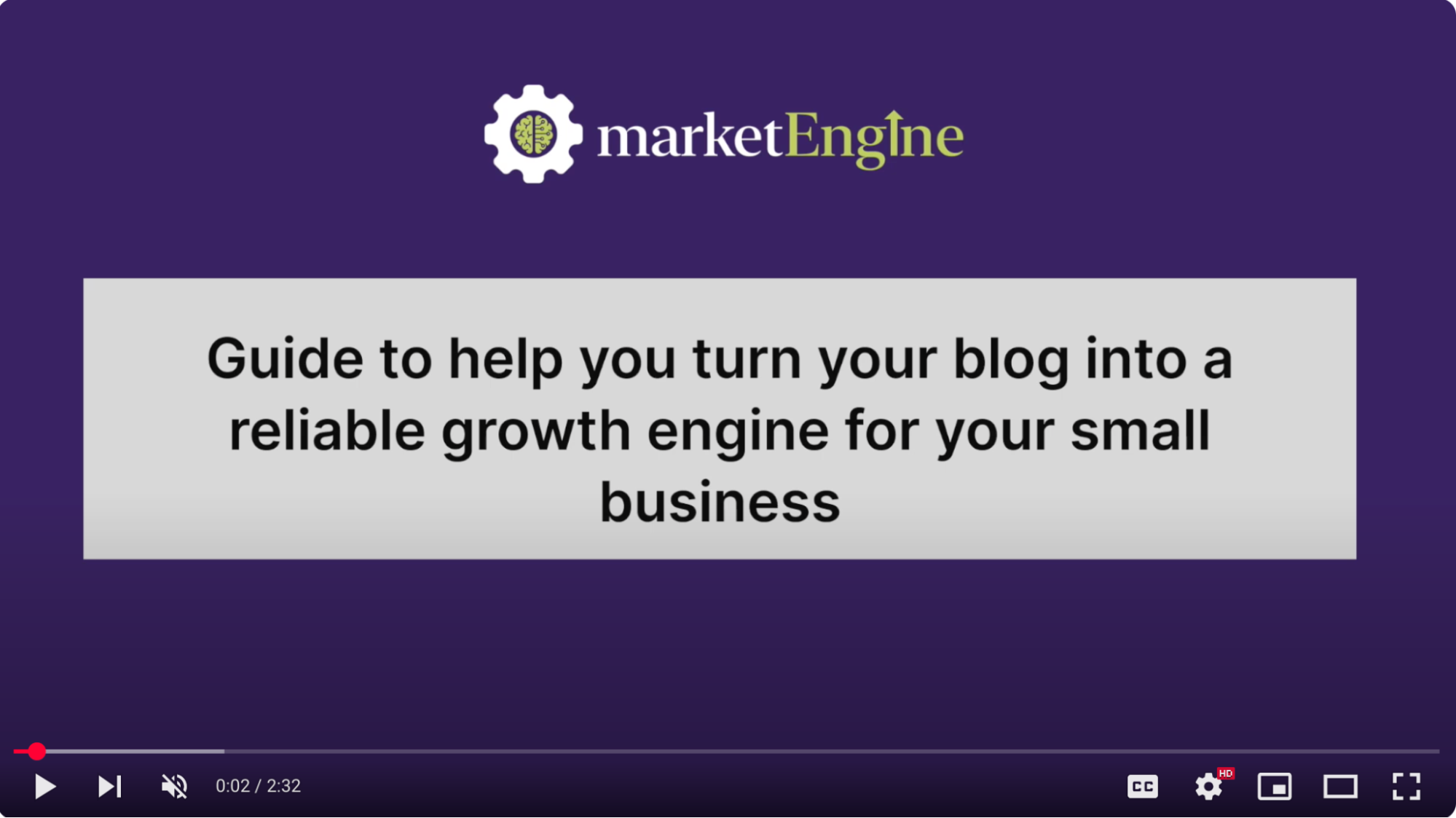 Video guide on small business blogging and affordable SEO services to turn your blog into a reliable growth engine