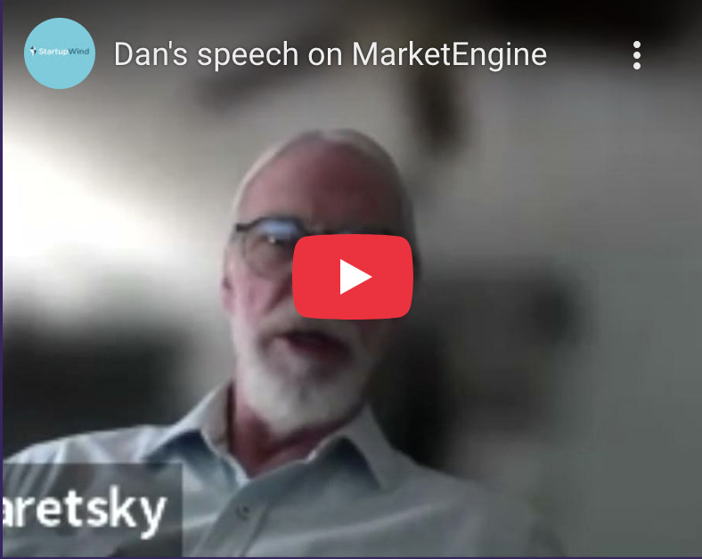 Dan's speech on MarketEngine