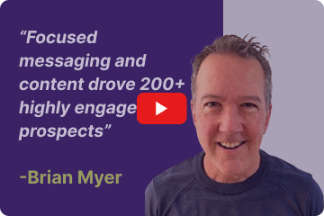 Play video Brian Myers (Founder and CEO of CURVEJUMPER) on his experience with MarketEngine!